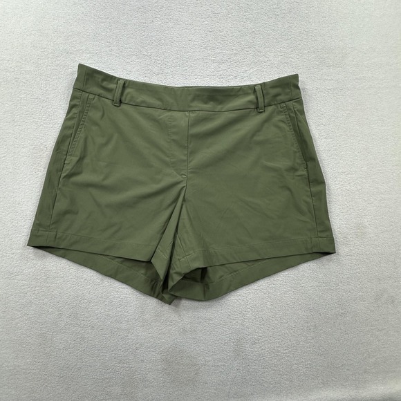 Spanx Shorts Womens Large Green Sunshine 5" Stretch Pull On Casual 50473R - Picture 1 of 9